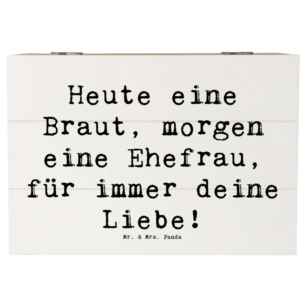 Holzkiste Heute eine Braut, morgen eine Ehefrau, für immer deine Liebe! Holzkiste, Kiste, Schatzkiste, Truhe, Schatulle, XXL, Erinnerungsbox, Erinnerungskiste, Dekokiste, Aufbewahrungsbox, Geschenkbox, Geschenkdose, Hochzeit, Hochzeitsgeschenk, Ehe, Hochzeitsfeier, Trauung, Trauungsgeschenk, Hochzeitskarte, Verlobungsfeier, Verlobungsgeschenk, Hochzeitsgeschenkideen, Hochzeitsgeschenke für Brautpaar