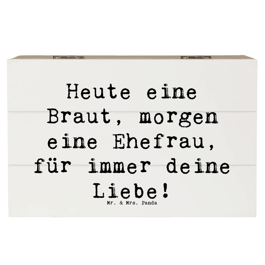 Holzkiste Heute eine Braut, morgen eine Ehefrau, für immer deine Liebe! Holzkiste, Kiste, Schatzkiste, Truhe, Schatulle, XXL, Erinnerungsbox, Erinnerungskiste, Dekokiste, Aufbewahrungsbox, Geschenkbox, Geschenkdose, Hochzeit, Hochzeitsgeschenk, Ehe, Hochzeitsfeier, Trauung, Trauungsgeschenk, Hochzeitskarte, Verlobungsfeier, Verlobungsgeschenk, Hochzeitsgeschenkideen, Hochzeitsgeschenke für Brautpaar