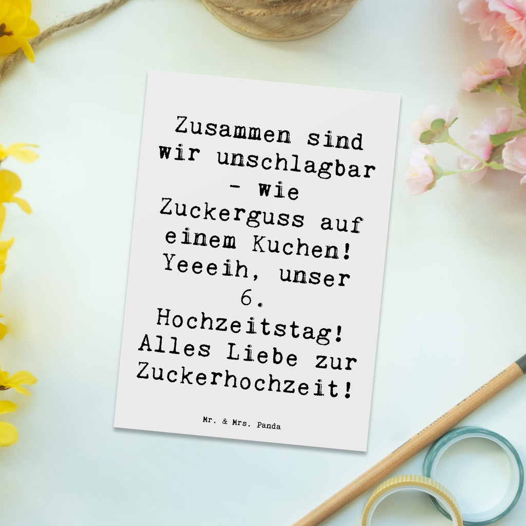 Postkarte Spruch 6. Hochzeitstag Zuckerhochzeit Postkarte, Karte, Geschenkkarte, Grußkarte, Einladung, Ansichtskarte, Geburtstagskarte, Einladungskarte, Dankeskarte, Ansichtskarten, Einladung Geburtstag, Einladungskarten Geburtstag, Hochzeit, Hochzeitsgeschenk, Ehe, Hochzeitsfeier, Trauung, Trauungsgeschenk, Hochzeitskarte, Verlobungsfeier, Verlobungsgeschenk, Hochzeitsgeschenkideen, Hochzeitsgeschenke für Brautpaar