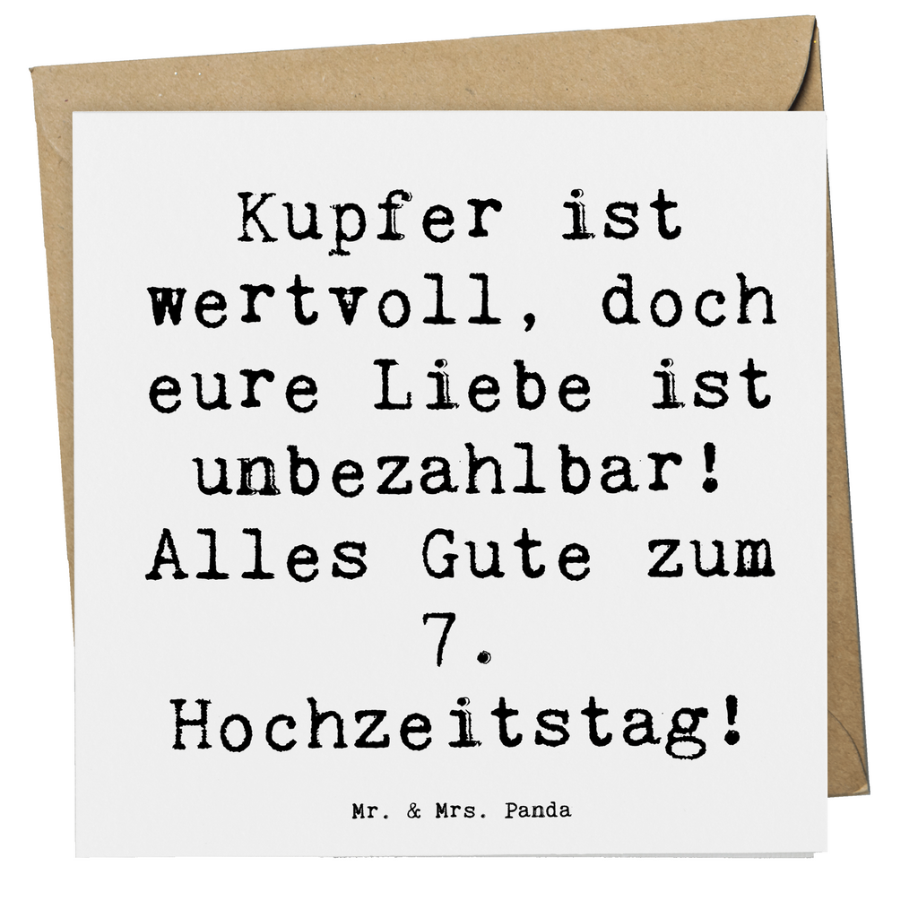 Deluxe Karte Spruch 7. Hochzeitstag Kupferhochzeit Karte, Grußkarte, Klappkarte, Einladungskarte, Glückwunschkarte, Hochzeitskarte, Geburtstagskarte, Hochwertige Grußkarte, Hochwertige Klappkarte, Hochzeit, Hochzeitsgeschenk, Ehe, Hochzeitsfeier, Trauung, Trauungsgeschenk, Verlobungsfeier, Verlobungsgeschenk, Hochzeitsgeschenkideen, Hochzeitsgeschenke für Brautpaar