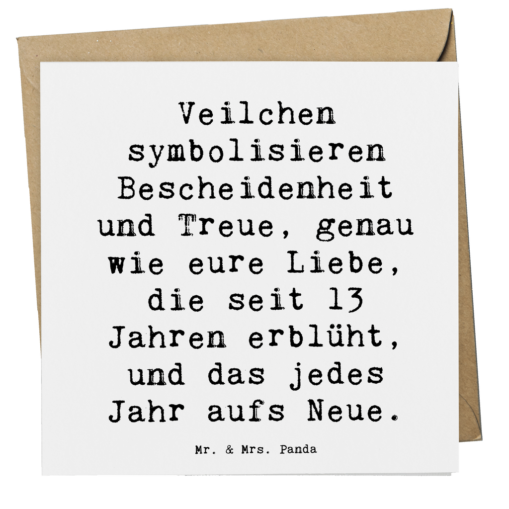 Deluxe Karte Spruch 13. Hochzeitstag Veilchenhochzeit Karte, Grußkarte, Klappkarte, Einladungskarte, Glückwunschkarte, Hochzeitskarte, Geburtstagskarte, Hochwertige Grußkarte, Hochwertige Klappkarte, Hochzeit, Hochzeitsgeschenk, Ehe, Hochzeitsfeier, Trauung, Trauungsgeschenk, Verlobungsfeier, Verlobungsgeschenk, Hochzeitsgeschenkideen, Hochzeitsgeschenke für Brautpaar