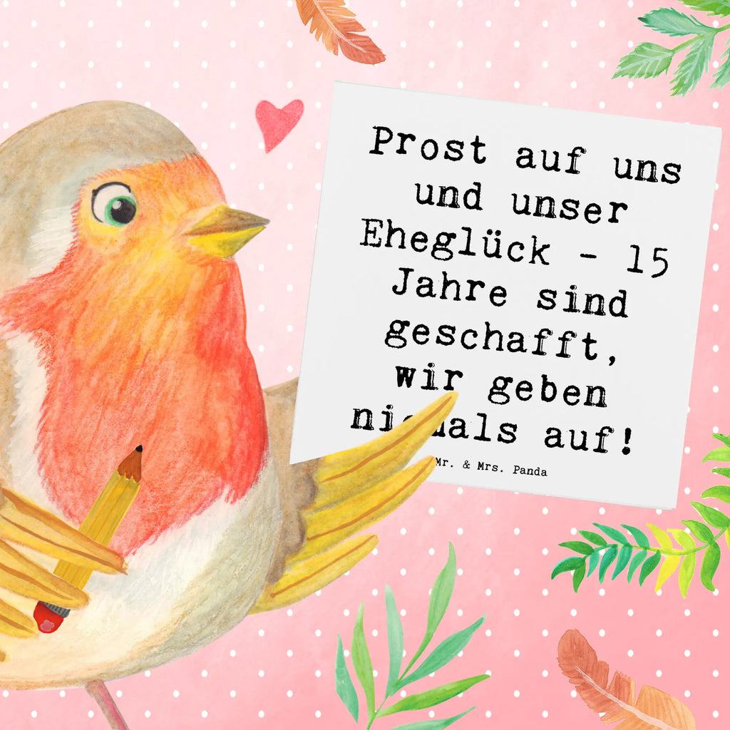 Deluxe Karte Spruch 15. Hochzeitstag Gläserne Hochzeit Karte, Grußkarte, Klappkarte, Einladungskarte, Glückwunschkarte, Hochzeitskarte, Geburtstagskarte, Hochwertige Grußkarte, Hochwertige Klappkarte, Hochzeit, Hochzeitsgeschenk, Ehe, Hochzeitsfeier, Trauung, Trauungsgeschenk, Verlobungsfeier, Verlobungsgeschenk, Hochzeitsgeschenkideen, Hochzeitsgeschenke für Brautpaar