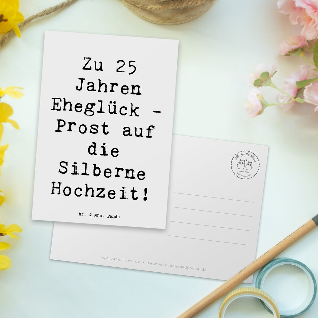 Postkarte Spruch 25. Hochzeitstag Silberne Hochzeit Postkarte, Karte, Geschenkkarte, Grußkarte, Einladung, Ansichtskarte, Geburtstagskarte, Einladungskarte, Dankeskarte, Ansichtskarten, Einladung Geburtstag, Einladungskarten Geburtstag, Hochzeit, Hochzeitsgeschenk, Ehe, Hochzeitsfeier, Trauung, Trauungsgeschenk, Hochzeitskarte, Verlobungsfeier, Verlobungsgeschenk, Hochzeitsgeschenkideen, Hochzeitsgeschenke für Brautpaar