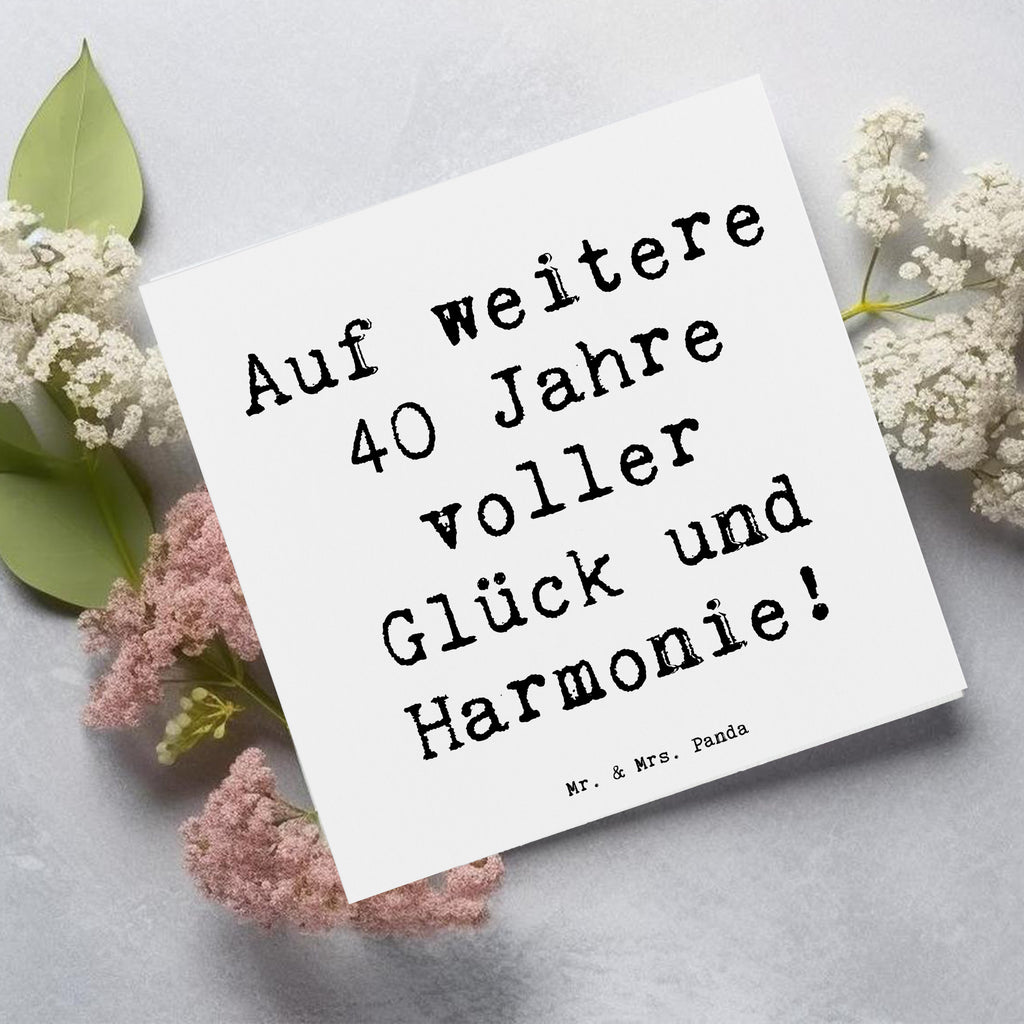 Deluxe Karte Spruch 40. Hochzeitstag Rubinhochzeit Karte, Grußkarte, Klappkarte, Einladungskarte, Glückwunschkarte, Hochzeitskarte, Geburtstagskarte, Hochwertige Grußkarte, Hochwertige Klappkarte, Hochzeit, Hochzeitsgeschenk, Ehe, Hochzeitsfeier, Trauung, Trauungsgeschenk, Verlobungsfeier, Verlobungsgeschenk, Hochzeitsgeschenkideen, Hochzeitsgeschenke für Brautpaar