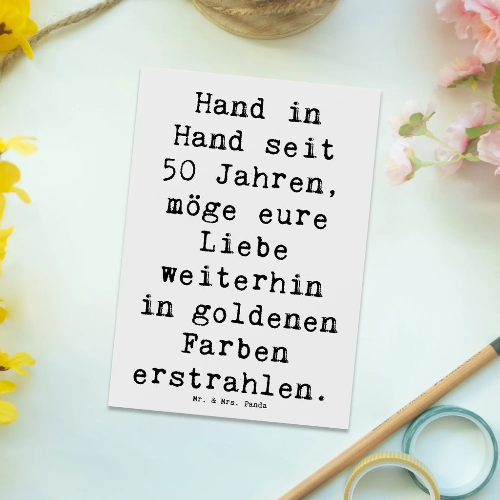 Postkarte Spruch 50. Hochzeitstag Goldene Hochzeit Postkarte, Karte, Geschenkkarte, Grußkarte, Einladung, Ansichtskarte, Geburtstagskarte, Einladungskarte, Dankeskarte, Ansichtskarten, Einladung Geburtstag, Einladungskarten Geburtstag, Hochzeit, Hochzeitsgeschenk, Ehe, Hochzeitsfeier, Trauung, Trauungsgeschenk, Hochzeitskarte, Verlobungsfeier, Verlobungsgeschenk, Hochzeitsgeschenkideen, Hochzeitsgeschenke für Brautpaar