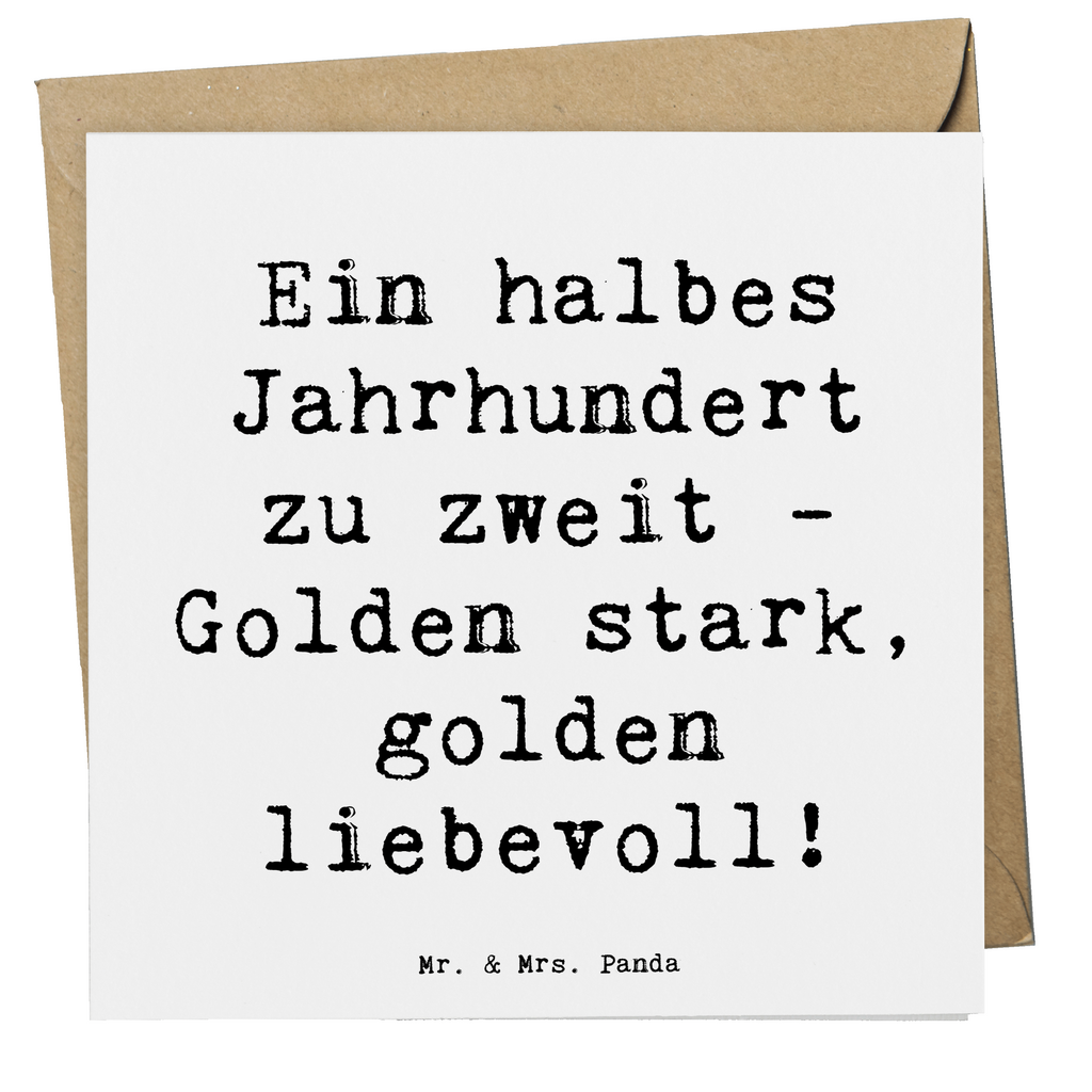 Deluxe Karte Spruch 50. Hochzeitstag Goldene Hochzeit Karte, Grußkarte, Klappkarte, Einladungskarte, Glückwunschkarte, Hochzeitskarte, Geburtstagskarte, Hochwertige Grußkarte, Hochwertige Klappkarte, Hochzeit, Hochzeitsgeschenk, Ehe, Hochzeitsfeier, Trauung, Trauungsgeschenk, Verlobungsfeier, Verlobungsgeschenk, Hochzeitsgeschenkideen, Hochzeitsgeschenke für Brautpaar