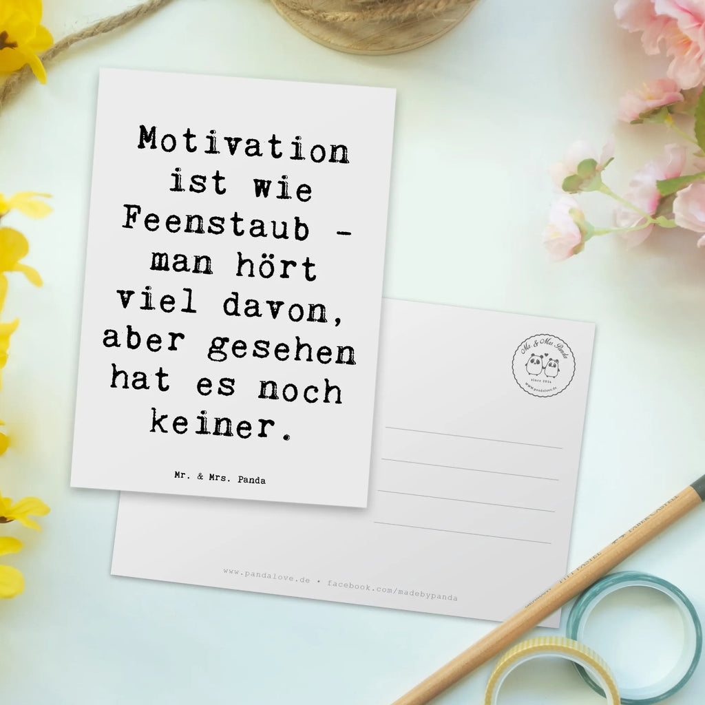 Postkarte Spruch Magische Motivation Postkarte, Karte, Geschenkkarte, Grußkarte, Einladung, Ansichtskarte, Geburtstagskarte, Einladungskarte, Dankeskarte, Ansichtskarten, Einladung Geburtstag, Einladungskarten Geburtstag