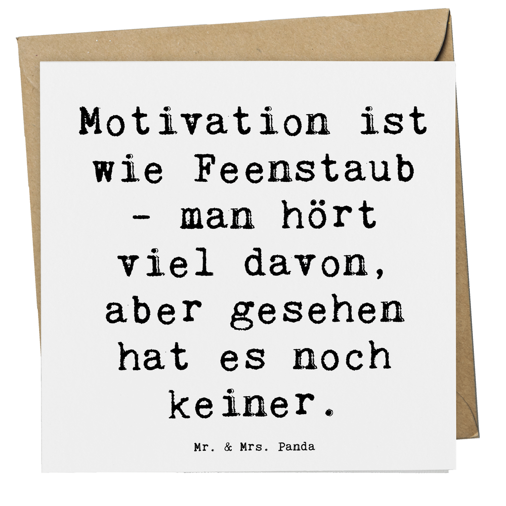 Deluxe Karte Spruch Magische Motivation Karte, Grußkarte, Klappkarte, Einladungskarte, Glückwunschkarte, Hochzeitskarte, Geburtstagskarte, Hochwertige Grußkarte, Hochwertige Klappkarte