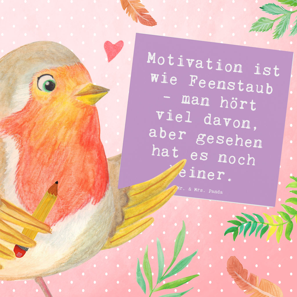 Deluxe Karte Spruch Magische Motivation Karte, Grußkarte, Klappkarte, Einladungskarte, Glückwunschkarte, Hochzeitskarte, Geburtstagskarte, Hochwertige Grußkarte, Hochwertige Klappkarte