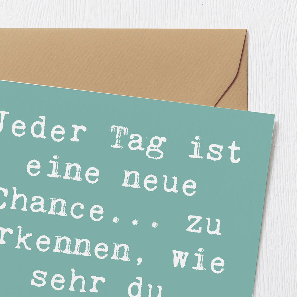 Deluxe Karte Spruch Motivation und Kaffee Karte, Grußkarte, Klappkarte, Einladungskarte, Glückwunschkarte, Hochzeitskarte, Geburtstagskarte, Hochwertige Grußkarte, Hochwertige Klappkarte