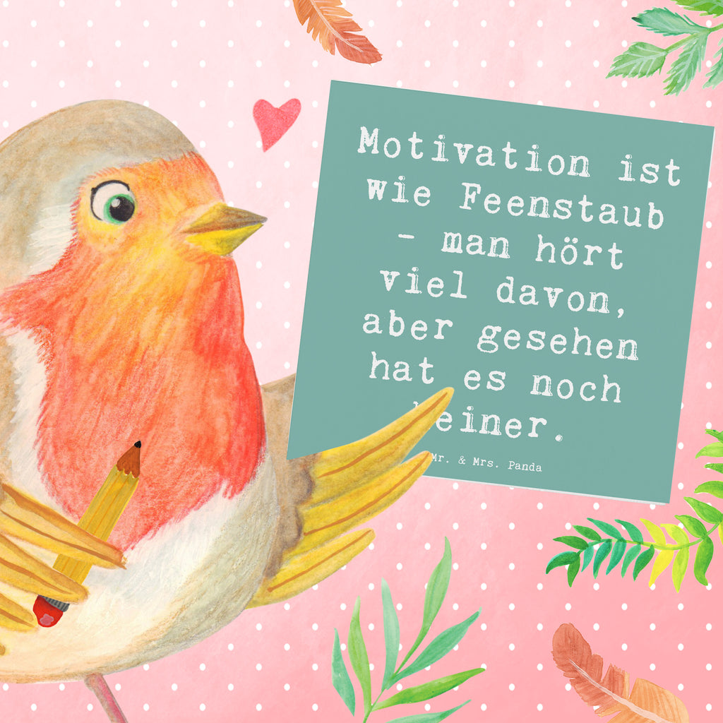 Deluxe Karte Spruch Magische Motivation Karte, Grußkarte, Klappkarte, Einladungskarte, Glückwunschkarte, Hochzeitskarte, Geburtstagskarte, Hochwertige Grußkarte, Hochwertige Klappkarte