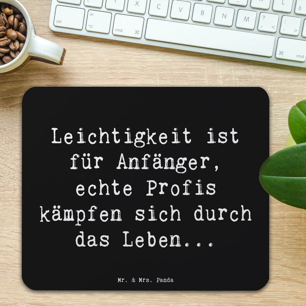 Mauspad Spruch Leichtigkeit für Profis Mousepad, Computer zubehör, Büroausstattung, PC Zubehör, Arbeitszimmer, Mauspad, Einzigartiges Mauspad, Designer Mauspad, Mausunterlage, Mauspad Büro