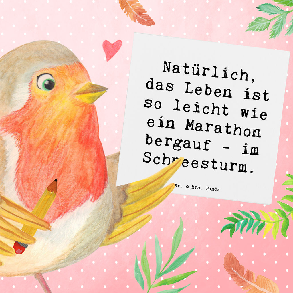 Deluxe Karte Spruch Leichtigkeit im Leben Karte, Grußkarte, Klappkarte, Einladungskarte, Glückwunschkarte, Hochzeitskarte, Geburtstagskarte, Hochwertige Grußkarte, Hochwertige Klappkarte