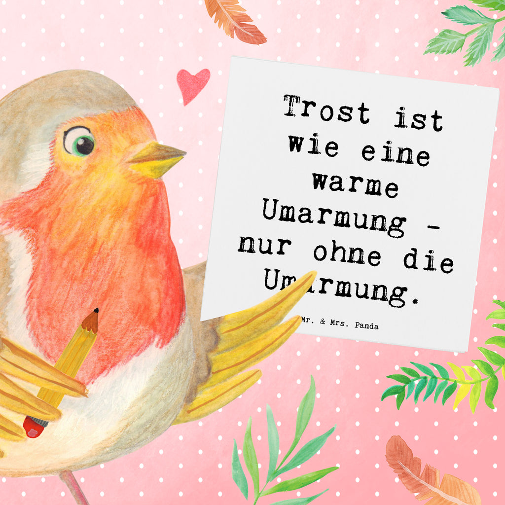 Deluxe Karte Spruch Trost Umarmung Karte, Grußkarte, Klappkarte, Einladungskarte, Glückwunschkarte, Hochzeitskarte, Geburtstagskarte, Hochwertige Grußkarte, Hochwertige Klappkarte