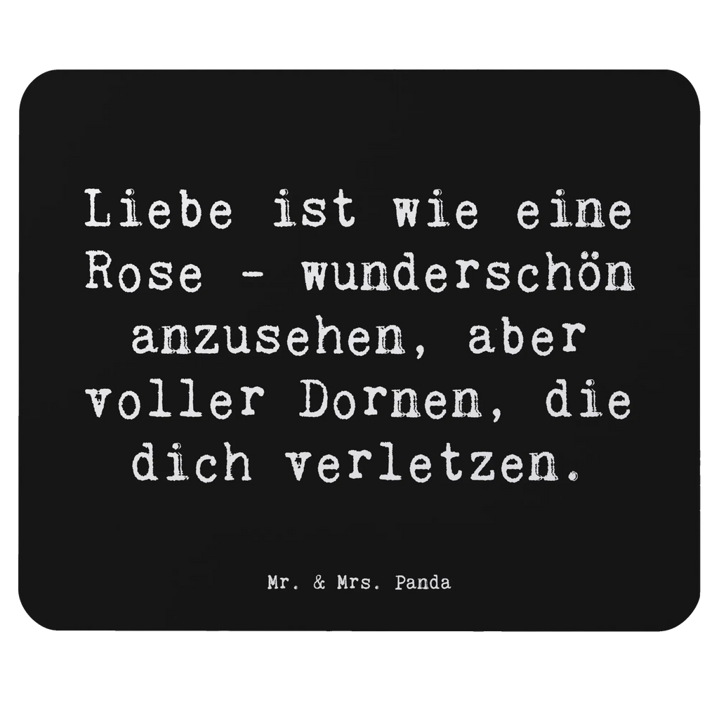 Mauspad Spruch Rose Herzschmerz Mousepad, Computer zubehör, Büroausstattung, PC Zubehör, Arbeitszimmer, Mauspad, Einzigartiges Mauspad, Designer Mauspad, Mausunterlage, Mauspad Büro