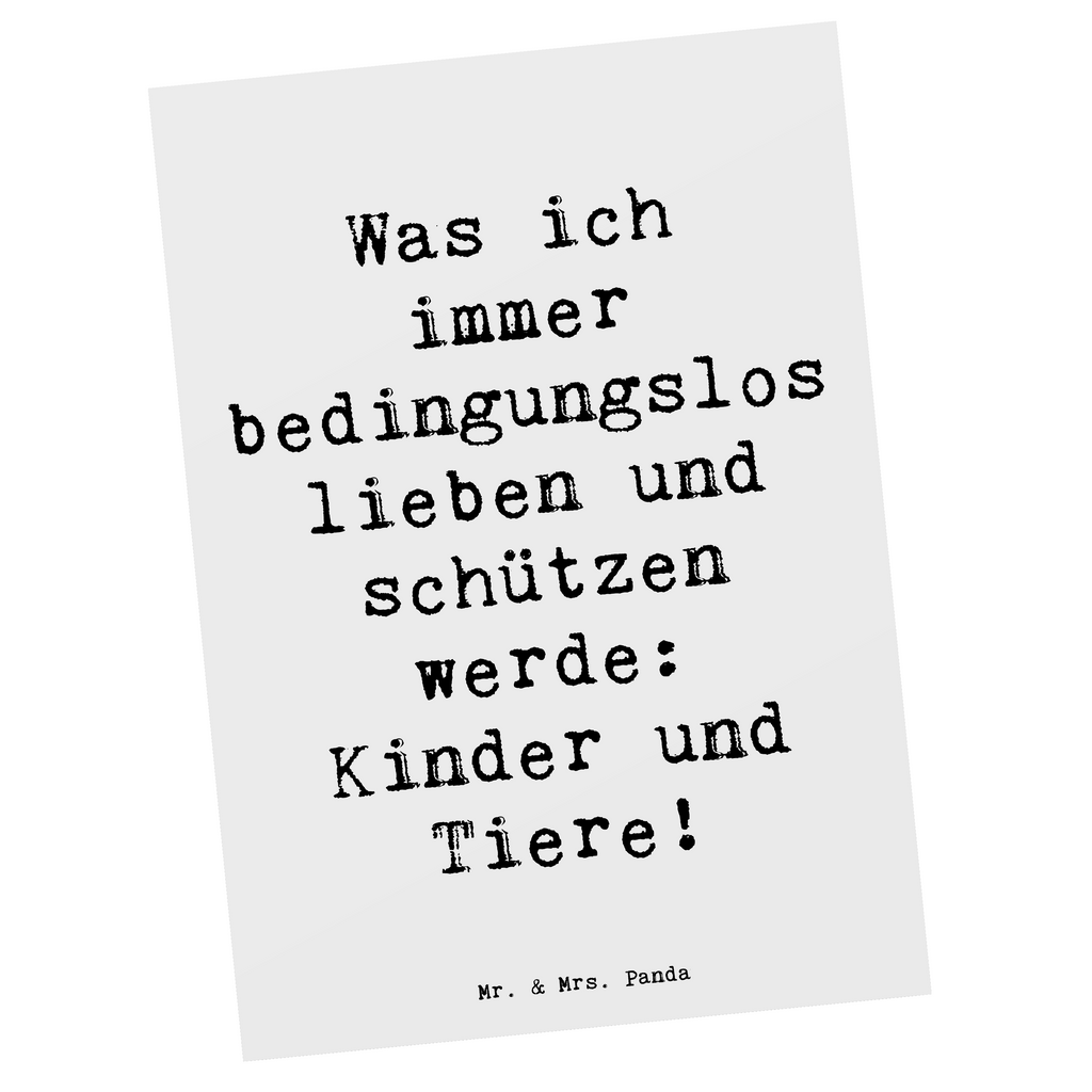 Postkarte Spruch Schutz für Kinder Postkarte, Karte, Geschenkkarte, Grußkarte, Einladung, Ansichtskarte, Geburtstagskarte, Einladungskarte, Dankeskarte, Ansichtskarten, Einladung Geburtstag, Einladungskarten Geburtstag