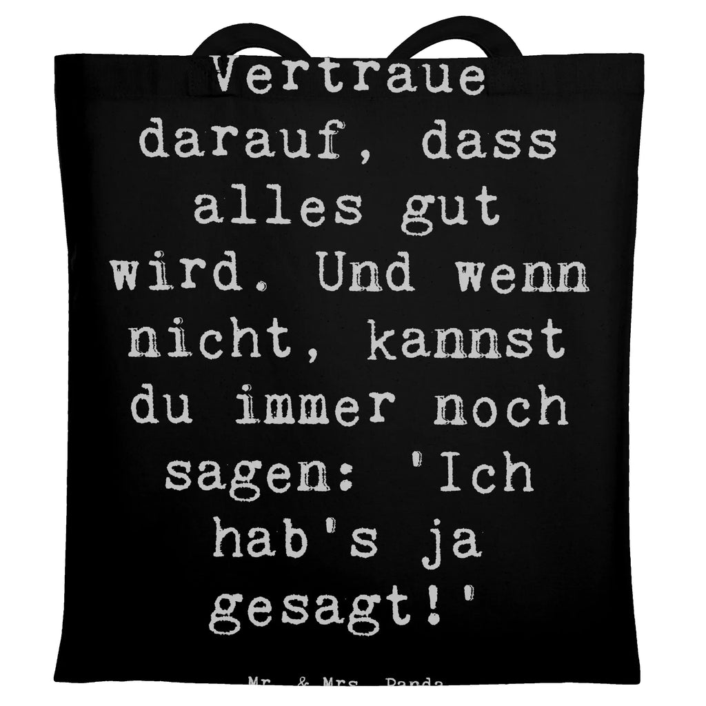 Tragetasche Spruch Schutz & Vertrauen Beuteltasche, Beutel, Einkaufstasche, Jutebeutel, Stoffbeutel, Tasche, Shopper, Umhängetasche, Strandtasche, Schultertasche, Stofftasche, Tragetasche, Badetasche, Jutetasche, Einkaufstüte, Laptoptasche