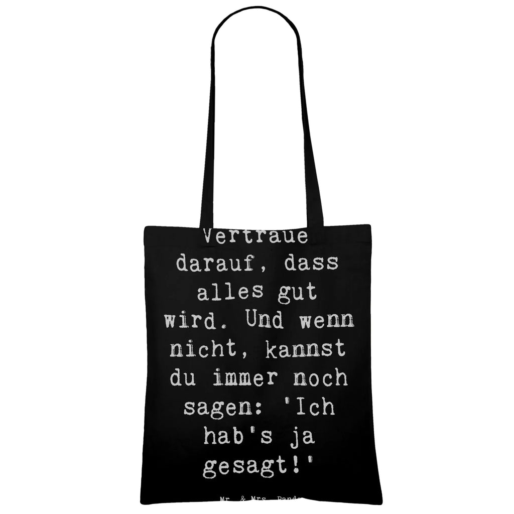 Tragetasche Spruch Schutz & Vertrauen Beuteltasche, Beutel, Einkaufstasche, Jutebeutel, Stoffbeutel, Tasche, Shopper, Umhängetasche, Strandtasche, Schultertasche, Stofftasche, Tragetasche, Badetasche, Jutetasche, Einkaufstüte, Laptoptasche