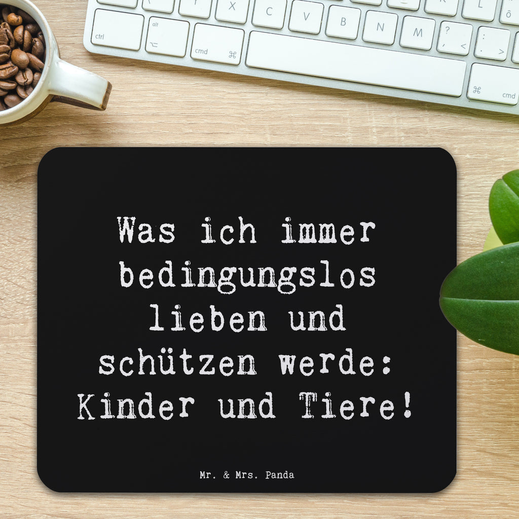 Mauspad Spruch Schutz für Kinder Mousepad, Computer zubehör, Büroausstattung, PC Zubehör, Arbeitszimmer, Mauspad, Einzigartiges Mauspad, Designer Mauspad, Mausunterlage, Mauspad Büro