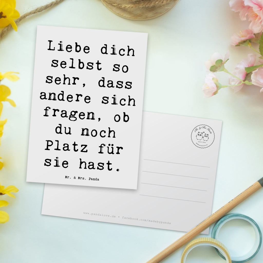 Postkarte Spruch Selbstakzeptanz Liebe Postkarte, Karte, Geschenkkarte, Grußkarte, Einladung, Ansichtskarte, Geburtstagskarte, Einladungskarte, Dankeskarte, Ansichtskarten, Einladung Geburtstag, Einladungskarten Geburtstag