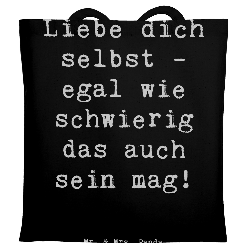 Tragetasche Spruch Selbstakzeptanz Liebe Beuteltasche, Beutel, Einkaufstasche, Jutebeutel, Stoffbeutel, Tasche, Shopper, Umhängetasche, Strandtasche, Schultertasche, Stofftasche, Tragetasche, Badetasche, Jutetasche, Einkaufstüte, Laptoptasche