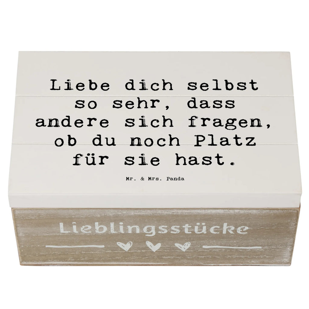 Holzkiste Spruch Selbstakzeptanz Liebe Holzkiste, Kiste, Schatzkiste, Truhe, Schatulle, XXL, Erinnerungsbox, Erinnerungskiste, Dekokiste, Aufbewahrungsbox, Geschenkbox, Geschenkdose