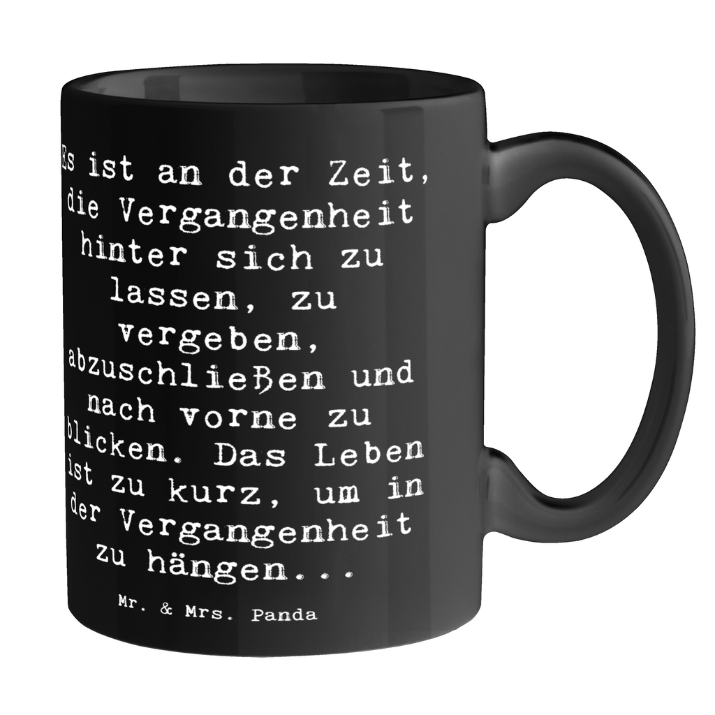 Tasse Vergebung und Zukunft