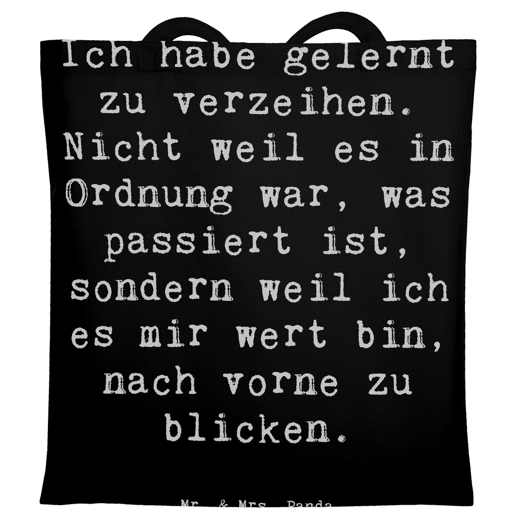 Tragetasche Spruch Vergebung und Neubeginn Beuteltasche, Beutel, Einkaufstasche, Jutebeutel, Stoffbeutel, Tasche, Shopper, Umhängetasche, Strandtasche, Schultertasche, Stofftasche, Tragetasche, Badetasche, Jutetasche, Einkaufstüte, Laptoptasche