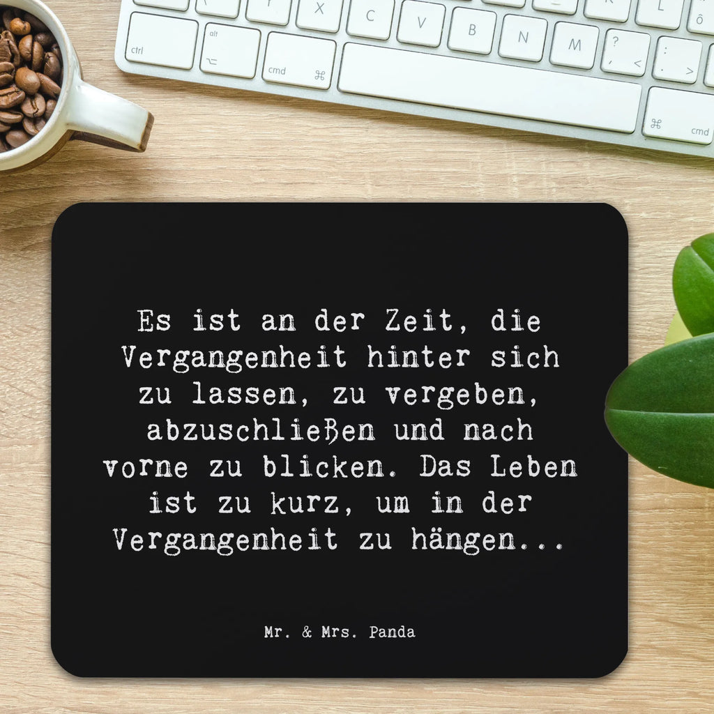 Mauspad Spruch Vergebung und Zukunft Mousepad, Computer zubehör, Büroausstattung, PC Zubehör, Arbeitszimmer, Mauspad, Einzigartiges Mauspad, Designer Mauspad, Mausunterlage, Mauspad Büro