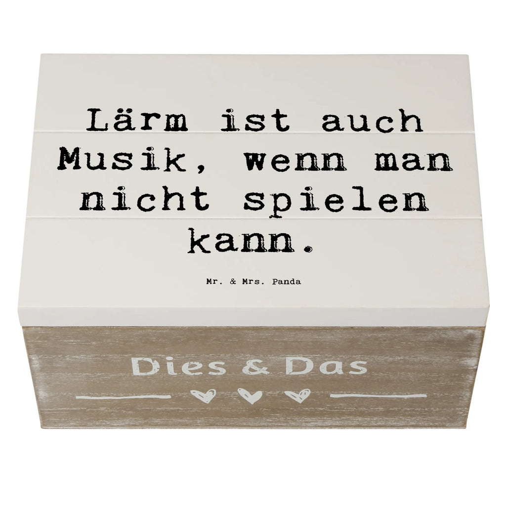 Holzkiste Spruch Schlagzeug Lärm Holzkiste, Kiste, Schatzkiste, Truhe, Schatulle, XXL, Erinnerungsbox, Erinnerungskiste, Dekokiste, Aufbewahrungsbox, Geschenkbox, Geschenkdose, Instrumente, Geschenke Musiker, Musikliebhaber