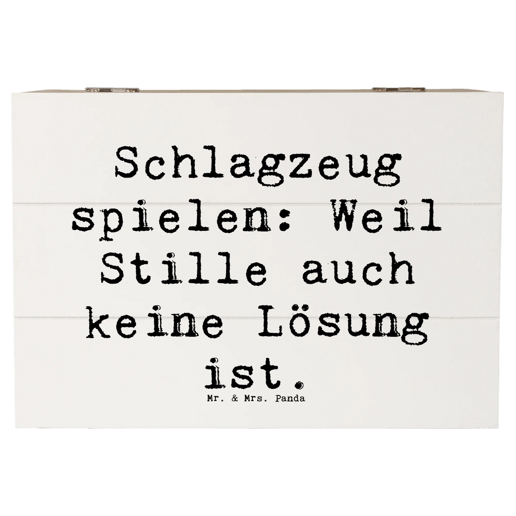 Holzkiste Spruch Schlagzeug Magie Holzkiste, Kiste, Schatzkiste, Truhe, Schatulle, XXL, Erinnerungsbox, Erinnerungskiste, Dekokiste, Aufbewahrungsbox, Geschenkbox, Geschenkdose, Instrumente, Geschenke Musiker, Musikliebhaber