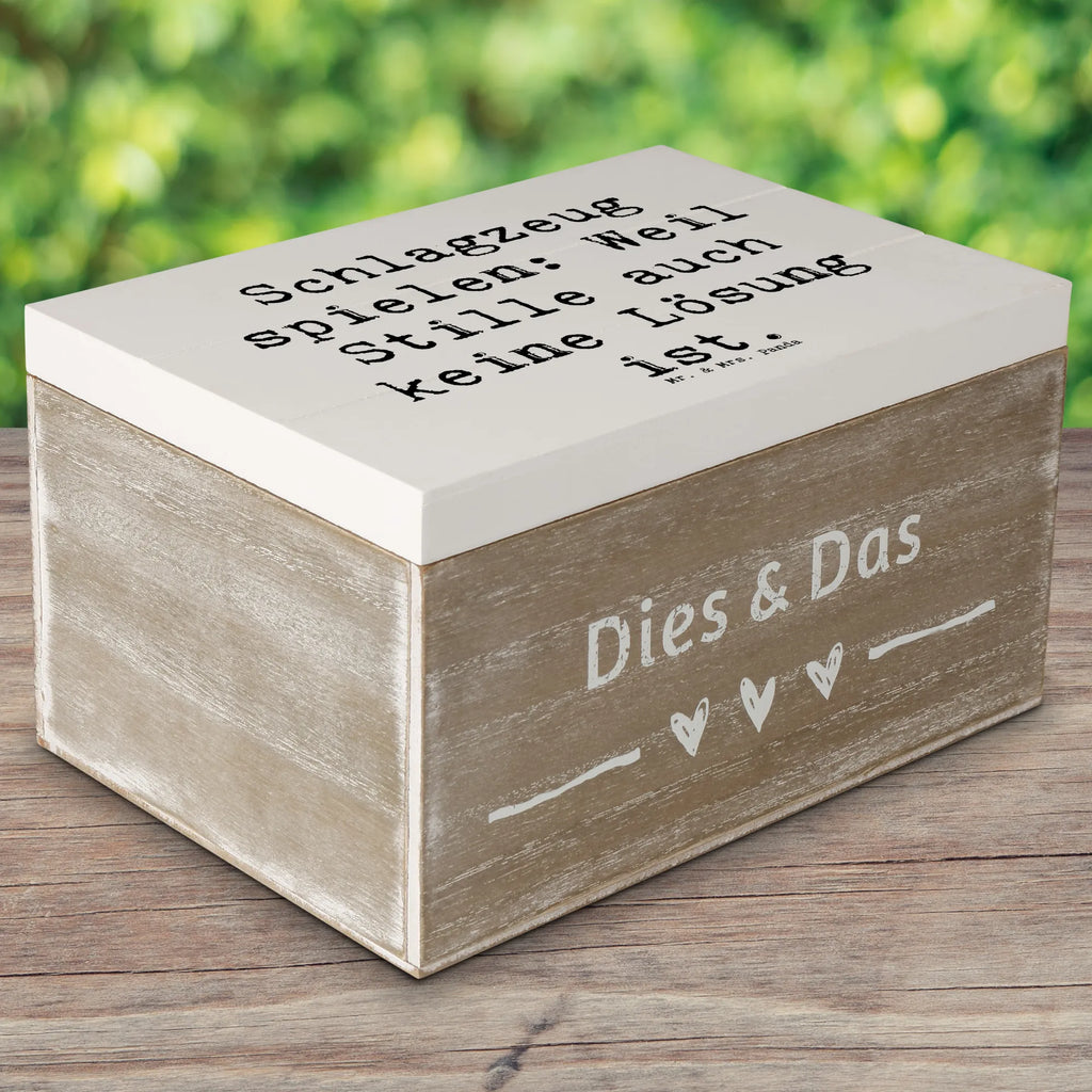 Holzkiste Spruch Schlagzeug Magie Holzkiste, Kiste, Schatzkiste, Truhe, Schatulle, XXL, Erinnerungsbox, Erinnerungskiste, Dekokiste, Aufbewahrungsbox, Geschenkbox, Geschenkdose, Instrumente, Geschenke Musiker, Musikliebhaber