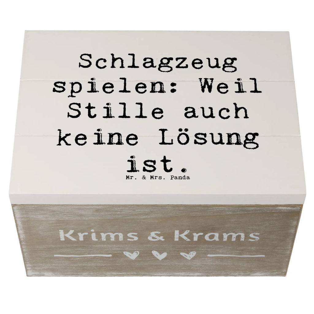 Holzkiste Spruch Schlagzeug Magie Holzkiste, Kiste, Schatzkiste, Truhe, Schatulle, XXL, Erinnerungsbox, Erinnerungskiste, Dekokiste, Aufbewahrungsbox, Geschenkbox, Geschenkdose, Instrumente, Geschenke Musiker, Musikliebhaber