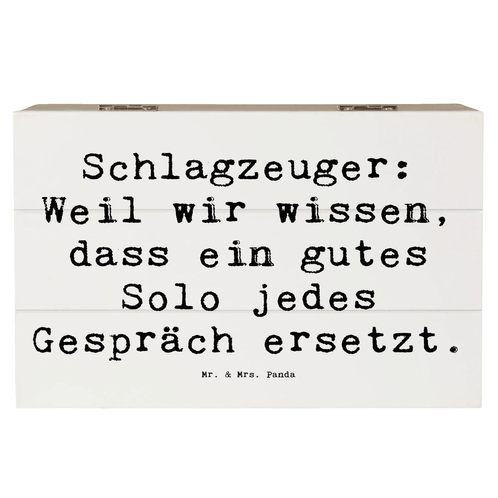 Holzkiste Spruch Schlagzeug Solo Holzkiste, Kiste, Schatzkiste, Truhe, Schatulle, XXL, Erinnerungsbox, Erinnerungskiste, Dekokiste, Aufbewahrungsbox, Geschenkbox, Geschenkdose, Instrumente, Geschenke Musiker, Musikliebhaber