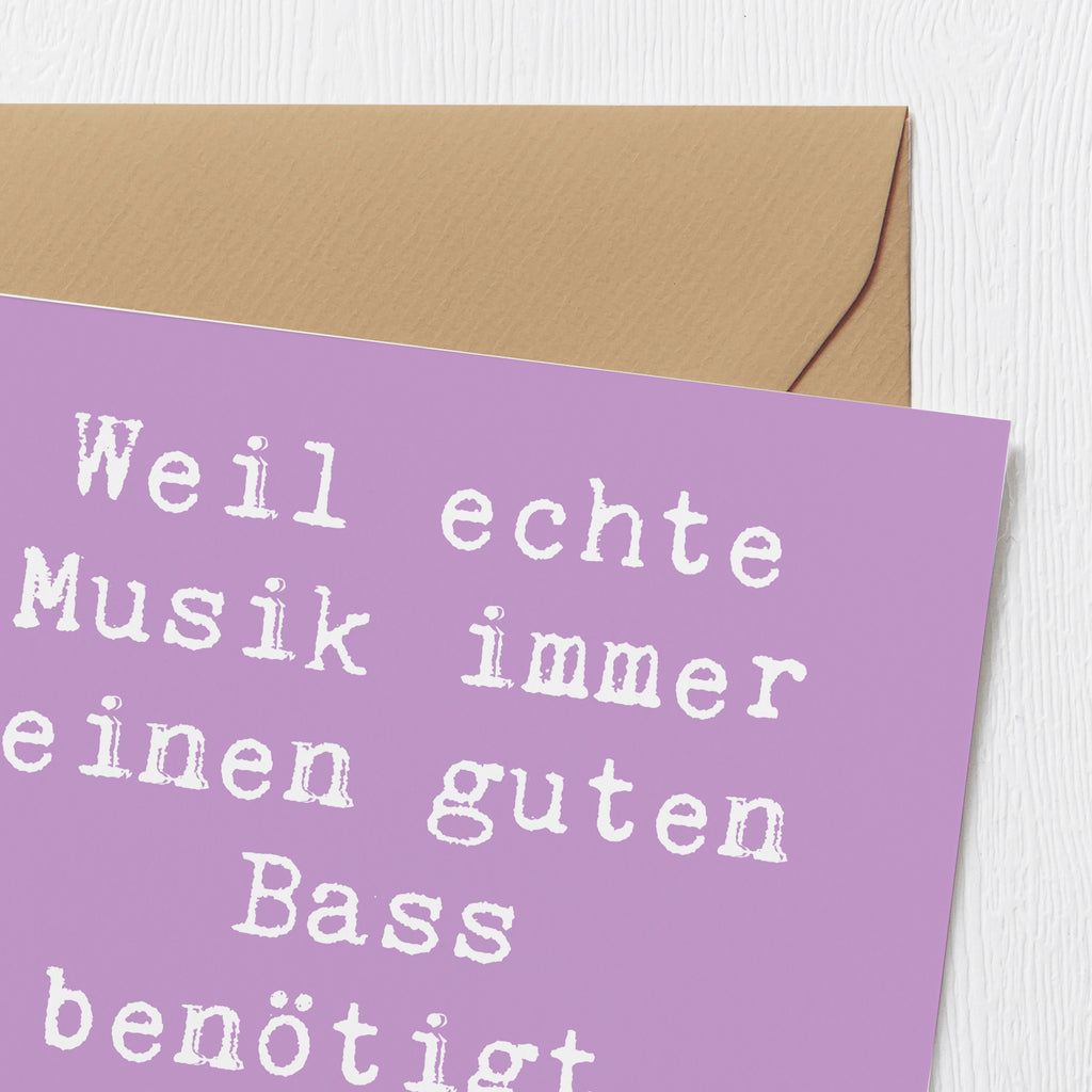 Deluxe Karte Spruch Schlagzeug Basswunder Karte, Grußkarte, Klappkarte, Einladungskarte, Glückwunschkarte, Hochzeitskarte, Geburtstagskarte, Hochwertige Grußkarte, Hochwertige Klappkarte, Instrumente, Geschenke Musiker, Musikliebhaber