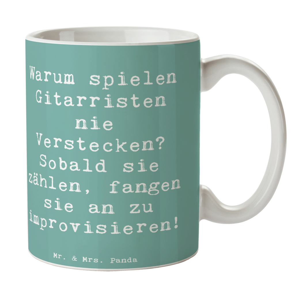 Tasse Spruch Gitarre Improvisation Tasse, Kaffeetasse, Teetasse, Becher, Kaffeebecher, Teebecher, Keramiktasse, Porzellantasse, Büro Tasse, Geschenk Tasse, Tasse Sprüche, Tasse Motive, Kaffeetassen, Tasse bedrucken, Designer Tasse, Cappuccino Tassen, Schöne Teetassen, Instrumente, Geschenke Musiker, Musikliebhaber