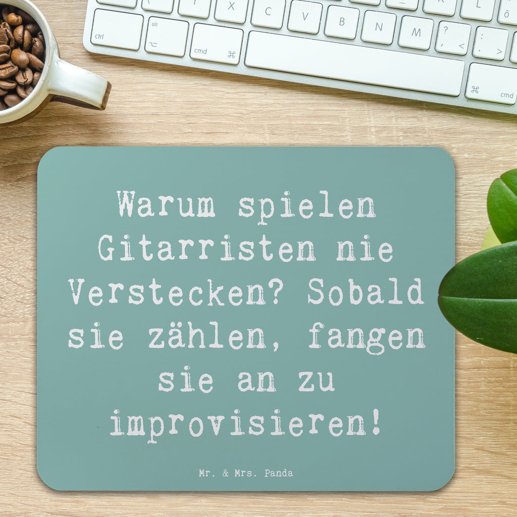 Mauspad Spruch Gitarre Improvisation Mousepad, Computer zubehör, Büroausstattung, PC Zubehör, Arbeitszimmer, Mauspad, Einzigartiges Mauspad, Designer Mauspad, Mausunterlage, Mauspad Büro, Instrumente, Geschenke Musiker, Musikliebhaber