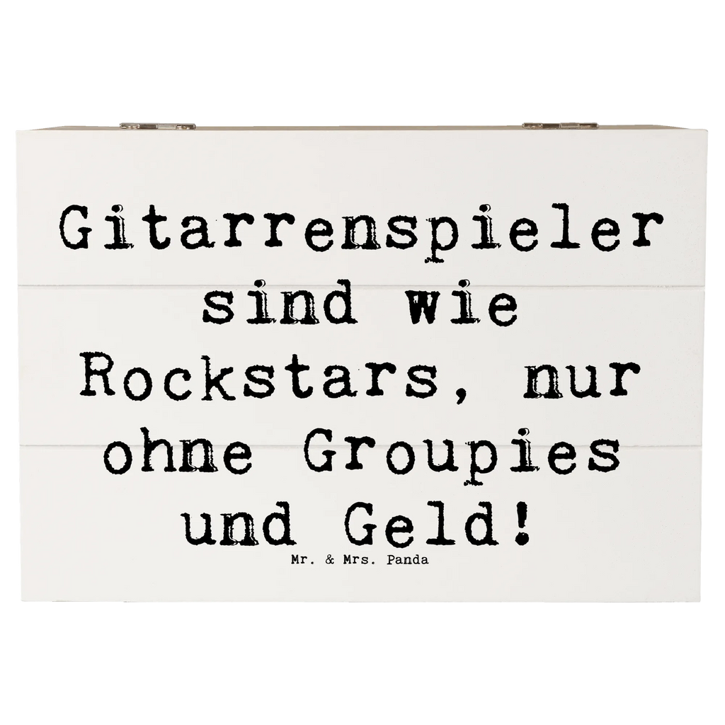 Holzkiste Spruch Gitarre Helden Holzkiste, Kiste, Schatzkiste, Truhe, Schatulle, XXL, Erinnerungsbox, Erinnerungskiste, Dekokiste, Aufbewahrungsbox, Geschenkbox, Geschenkdose, Instrumente, Geschenke Musiker, Musikliebhaber