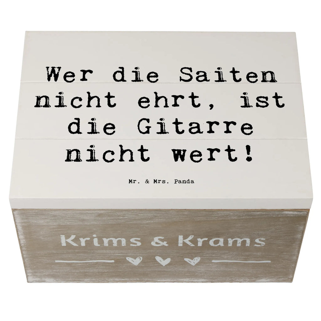 Holzkiste Spruch Gitarre Wert Holzkiste, Kiste, Schatzkiste, Truhe, Schatulle, XXL, Erinnerungsbox, Erinnerungskiste, Dekokiste, Aufbewahrungsbox, Geschenkbox, Geschenkdose, Instrumente, Geschenke Musiker, Musikliebhaber