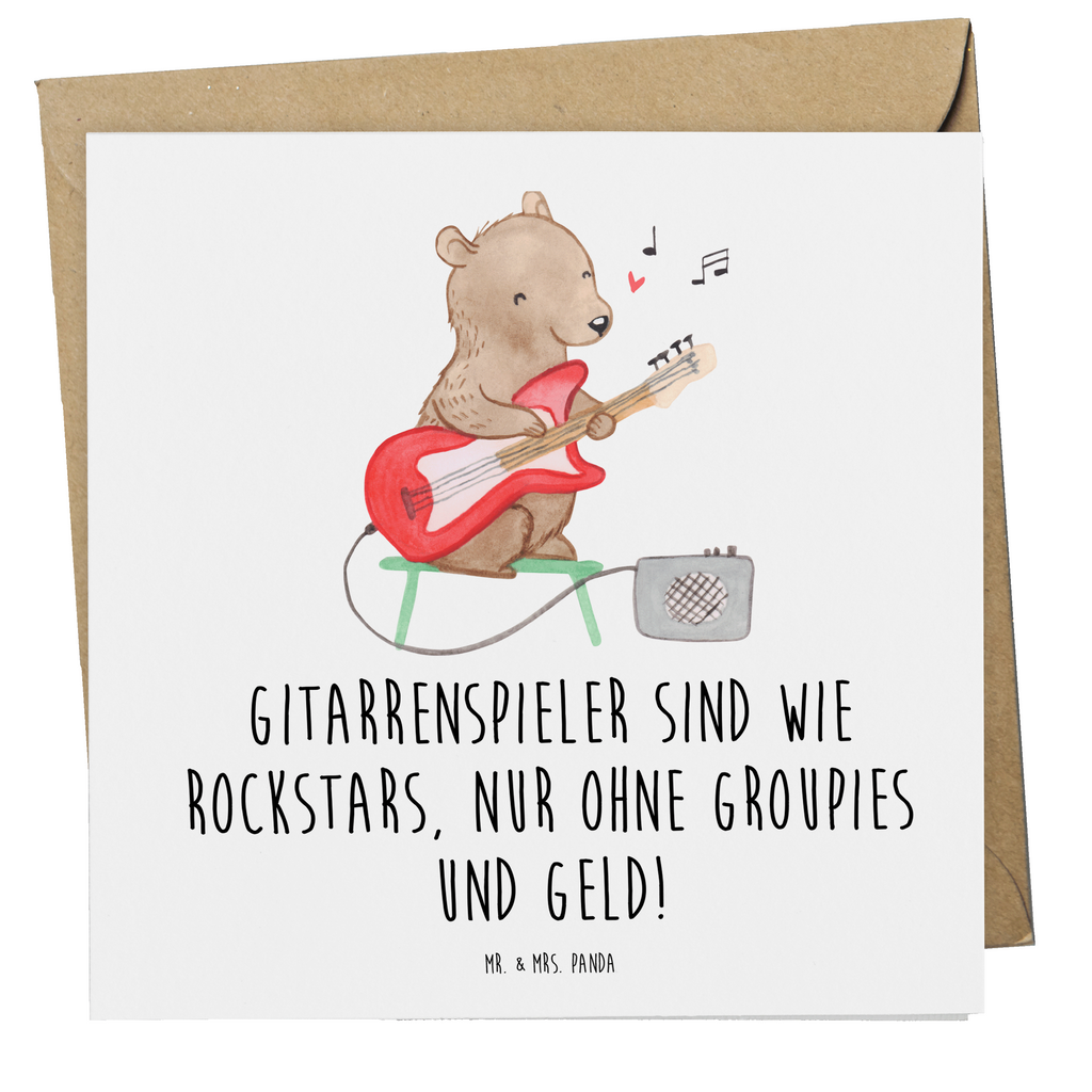 Deluxe Karte Gitarre Helden Karte, Grußkarte, Klappkarte, Einladungskarte, Glückwunschkarte, Hochzeitskarte, Geburtstagskarte, Hochwertige Grußkarte, Hochwertige Klappkarte, Instrumente, Geschenke Musiker, Musikliebhaber