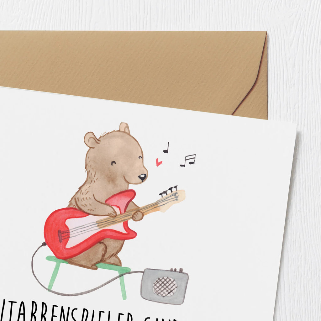 Deluxe Karte Gitarre Helden Karte, Grußkarte, Klappkarte, Einladungskarte, Glückwunschkarte, Hochzeitskarte, Geburtstagskarte, Hochwertige Grußkarte, Hochwertige Klappkarte, Instrumente, Geschenke Musiker, Musikliebhaber