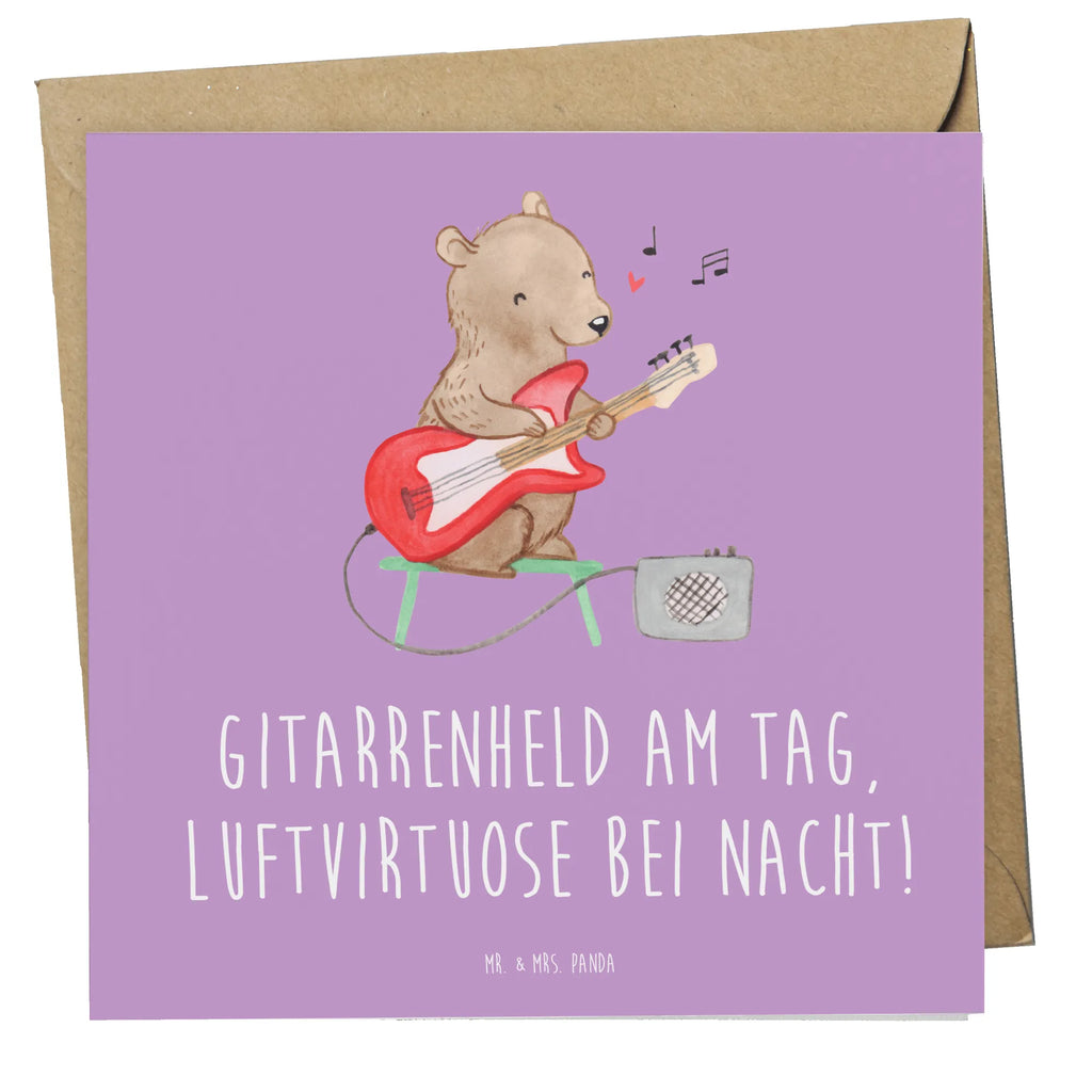 Deluxe Karte Gitarrenheld Karte, Grußkarte, Klappkarte, Einladungskarte, Glückwunschkarte, Hochzeitskarte, Geburtstagskarte, Hochwertige Grußkarte, Hochwertige Klappkarte, Instrumente, Geschenke Musiker, Musikliebhaber