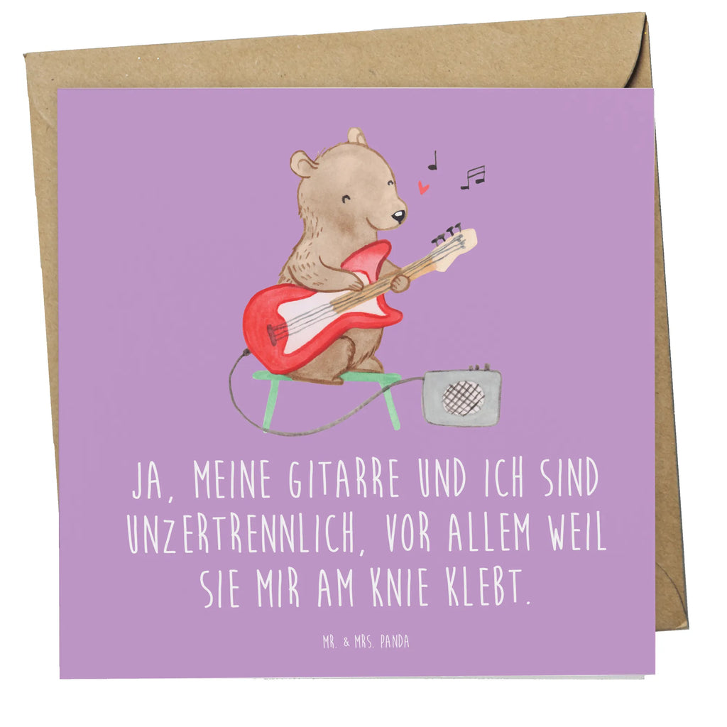 Deluxe Karte Gitarre Freund Karte, Grußkarte, Klappkarte, Einladungskarte, Glückwunschkarte, Hochzeitskarte, Geburtstagskarte, Hochwertige Grußkarte, Hochwertige Klappkarte, Instrumente, Geschenke Musiker, Musikliebhaber