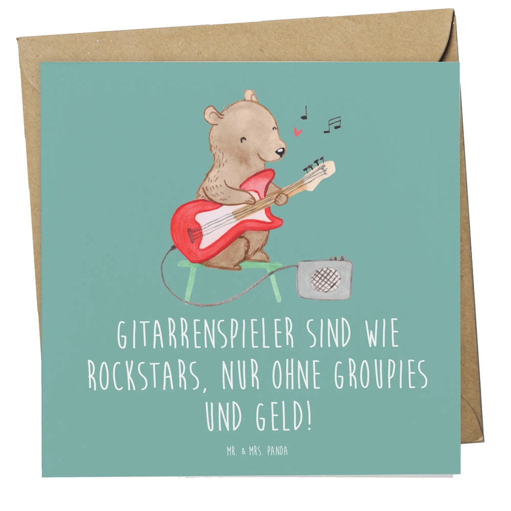 Deluxe Karte Gitarre Helden Karte, Grußkarte, Klappkarte, Einladungskarte, Glückwunschkarte, Hochzeitskarte, Geburtstagskarte, Hochwertige Grußkarte, Hochwertige Klappkarte, Instrumente, Geschenke Musiker, Musikliebhaber