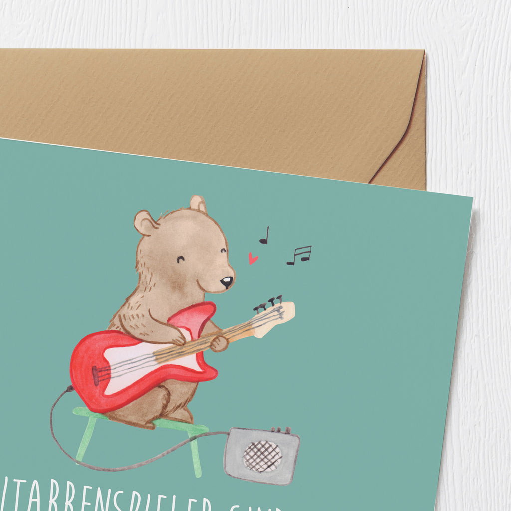 Deluxe Karte Gitarre Helden Karte, Grußkarte, Klappkarte, Einladungskarte, Glückwunschkarte, Hochzeitskarte, Geburtstagskarte, Hochwertige Grußkarte, Hochwertige Klappkarte, Instrumente, Geschenke Musiker, Musikliebhaber