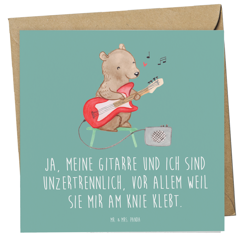 Deluxe Karte Gitarre Freund Karte, Grußkarte, Klappkarte, Einladungskarte, Glückwunschkarte, Hochzeitskarte, Geburtstagskarte, Hochwertige Grußkarte, Hochwertige Klappkarte, Instrumente, Geschenke Musiker, Musikliebhaber