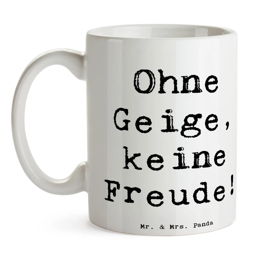 Tasse Spruch Geige Freude Tasse, Kaffeetasse, Teetasse, Becher, Kaffeebecher, Teebecher, Keramiktasse, Porzellantasse, Büro Tasse, Geschenk Tasse, Tasse Sprüche, Tasse Motive, Kaffeetassen, Tasse bedrucken, Designer Tasse, Cappuccino Tassen, Schöne Teetassen, Instrumente, Geschenke Musiker, Musikliebhaber