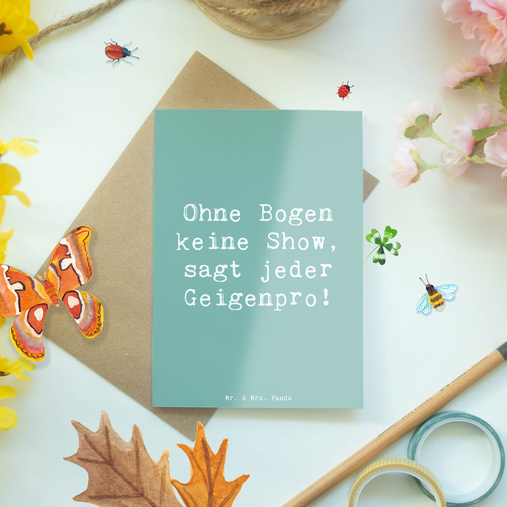 Grußkarte Spruch Geige Bogen Grußkarte, Klappkarte, Einladungskarte, Glückwunschkarte, Hochzeitskarte, Geburtstagskarte, Karte, Ansichtskarten, Instrumente, Geschenke Musiker, Musikliebhaber