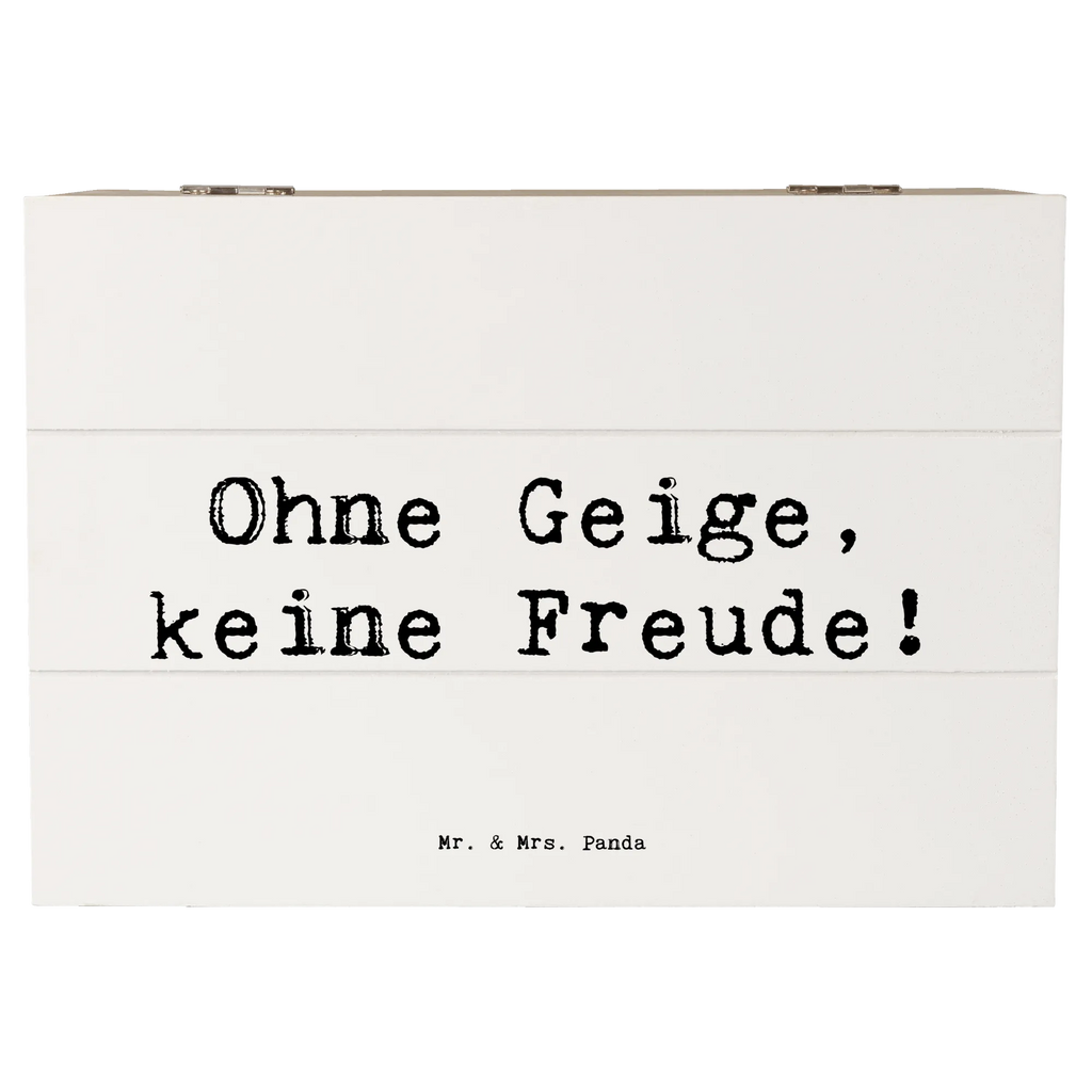 Holzkiste Spruch Geige Freude Holzkiste, Kiste, Schatzkiste, Truhe, Schatulle, XXL, Erinnerungsbox, Erinnerungskiste, Dekokiste, Aufbewahrungsbox, Geschenkbox, Geschenkdose, Instrumente, Geschenke Musiker, Musikliebhaber