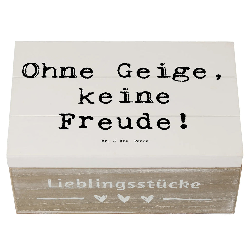 Holzkiste Spruch Geige Freude Holzkiste, Kiste, Schatzkiste, Truhe, Schatulle, XXL, Erinnerungsbox, Erinnerungskiste, Dekokiste, Aufbewahrungsbox, Geschenkbox, Geschenkdose, Instrumente, Geschenke Musiker, Musikliebhaber